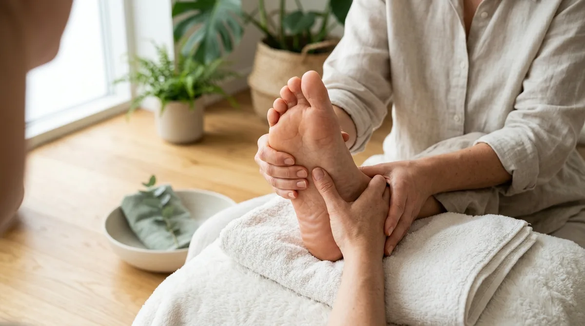 Réflexologie plantaire : bienfaits, zones réflexes et déroulement d'une séance