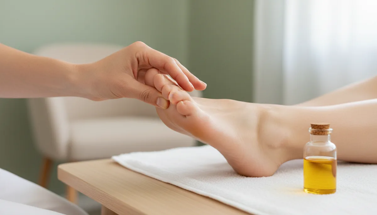 Pieds et réflexologie plantaire : zones réflexes, points et correspondances